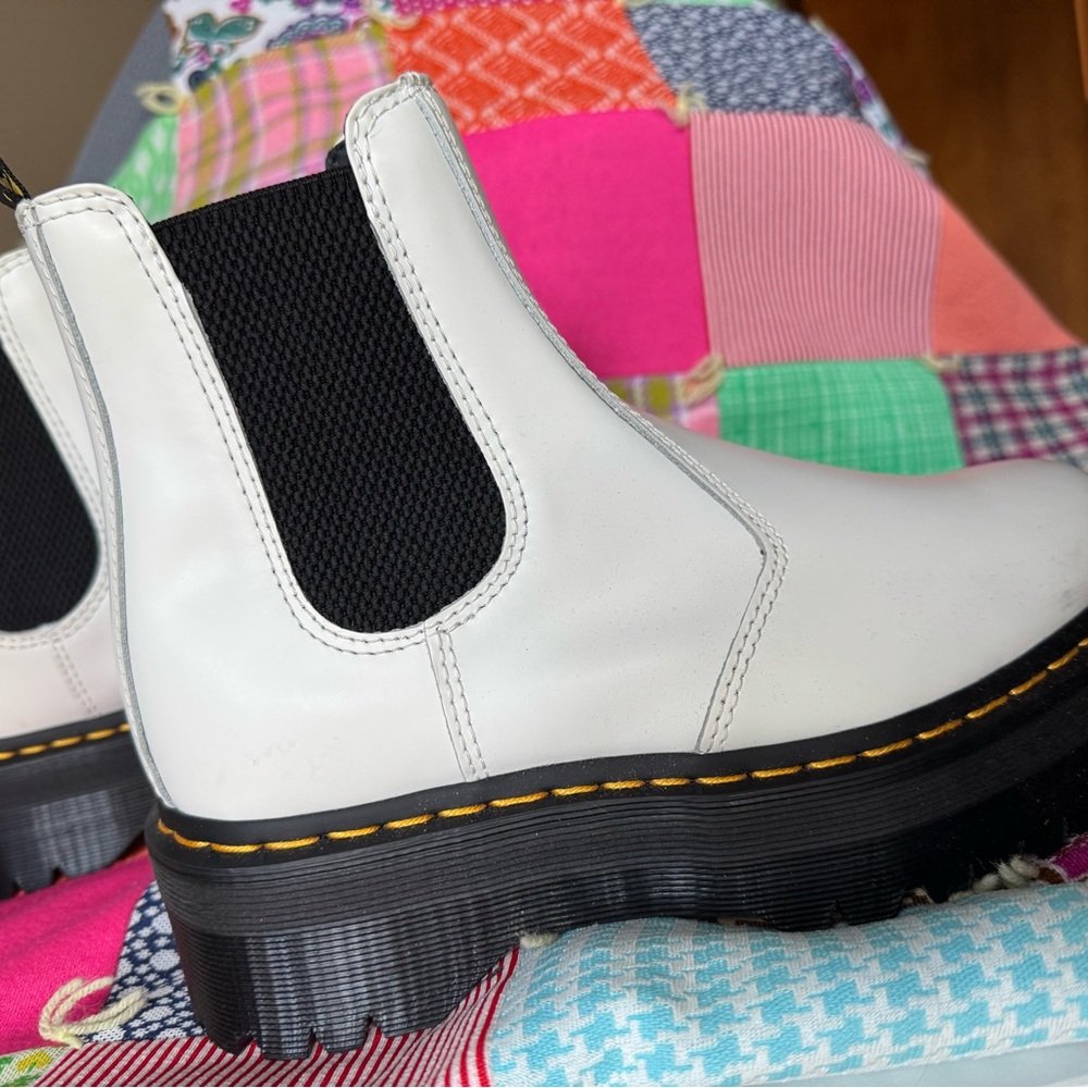 Dr. Martens White Ankle Boots - Picture 3 of 5